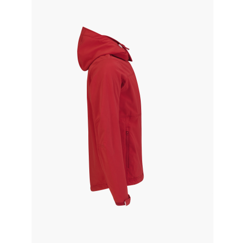 red Chaqueta Softshell con capucha hombre