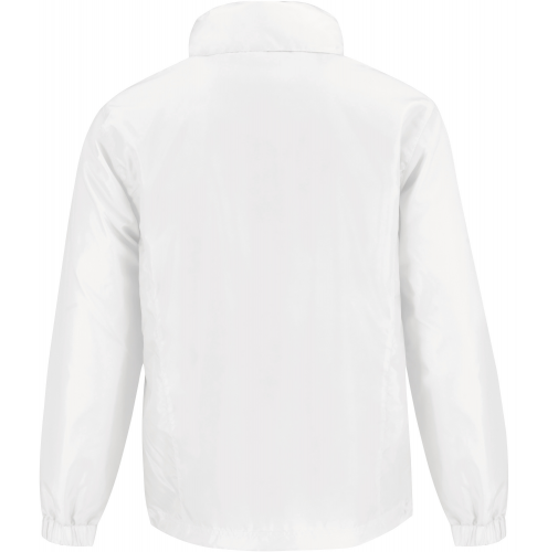 white ID.601 Cortavientos forrado