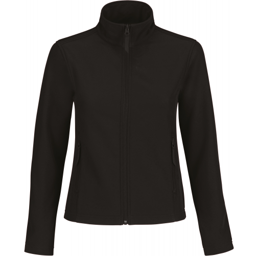 black / black ID.701 Chaqueta Softshell mujer