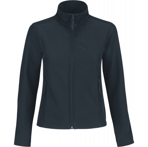 navy / neon green ID.701 Chaqueta Softshell mujer