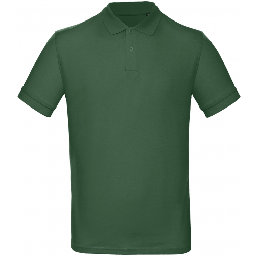 bottle green Polo Orgánico Inspire hombre