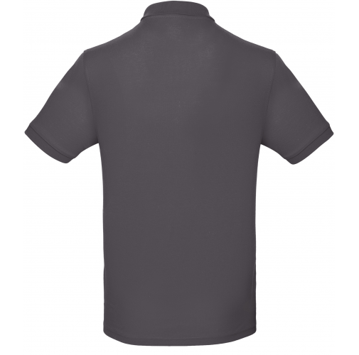 dark grey Polo Orgánico Inspire hombre