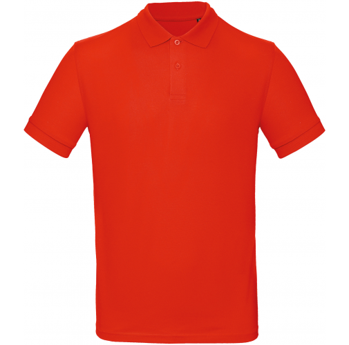 fire red Polo Orgánico Inspire hombre