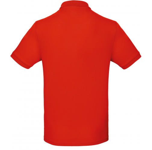 fire red Polo Orgánico Inspire hombre