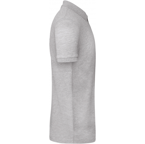 heather grey Polo Orgánico Inspire hombre