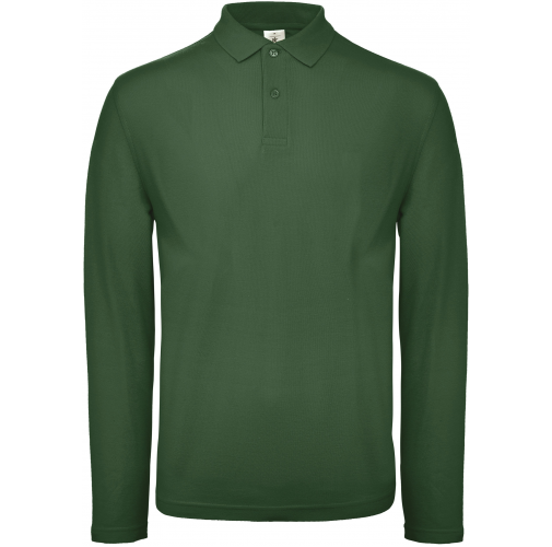 bottle green ID.001 Polo manga larga hombre
