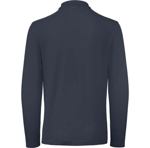 navy ID.001 Polo manga larga hombre