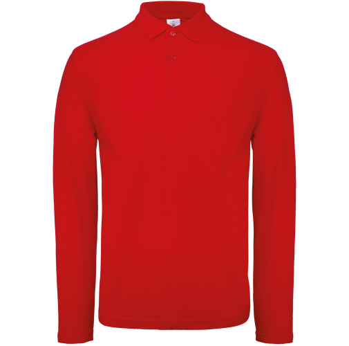 red ID.001 Polo manga larga hombre