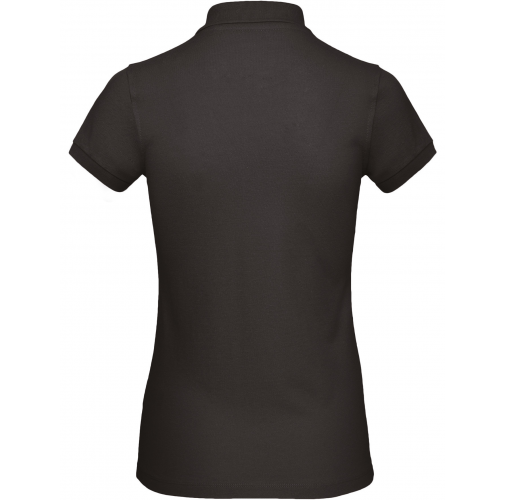 black Polo Orgánico Inspire mujer