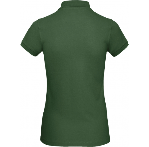 bottle green Polo Orgánico Inspire mujer