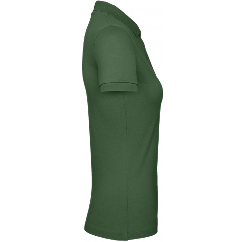 bottle green Polo Orgánico Inspire mujer