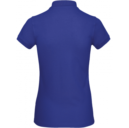 cobalt blue Polo Orgánico Inspire mujer