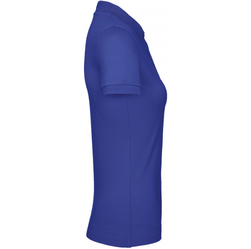 cobalt blue Polo Orgánico Inspire mujer