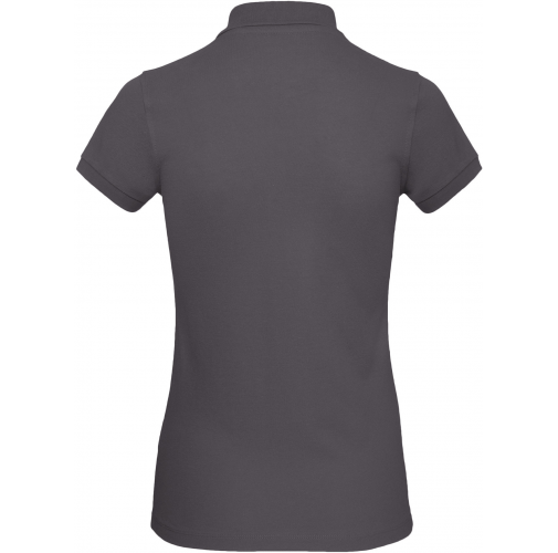 dark grey Polo Orgánico Inspire mujer