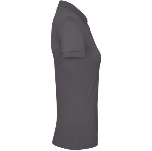 dark grey Polo Orgánico Inspire mujer