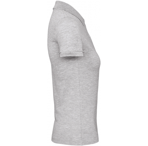 heather grey Polo Orgánico Inspire mujer