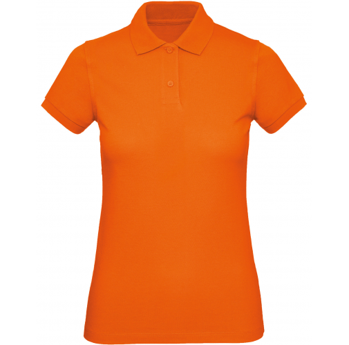 orange Polo Orgánico Inspire mujer