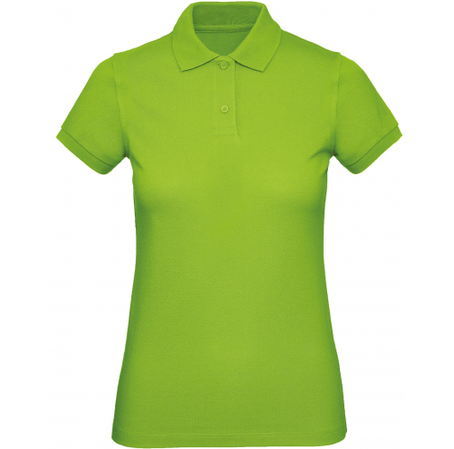 orchid green Polo Orgánico Inspire mujer