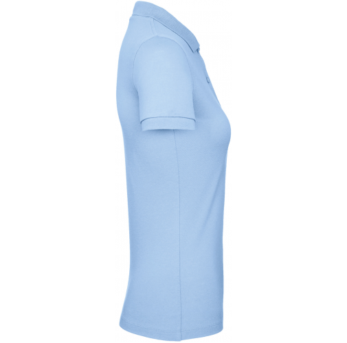 sky blue Polo Orgánico Inspire mujer