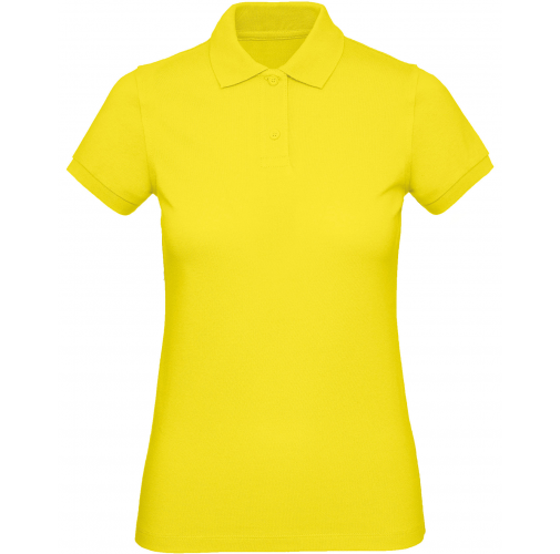 solar yellow Polo Orgánico Inspire mujer