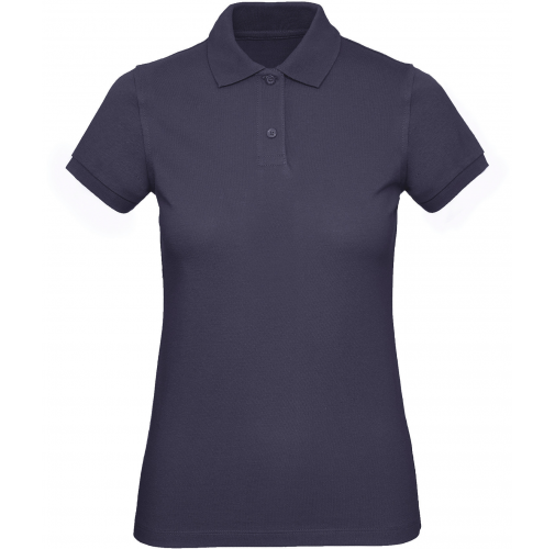 navy blue Polo Orgánico Inspire mujer