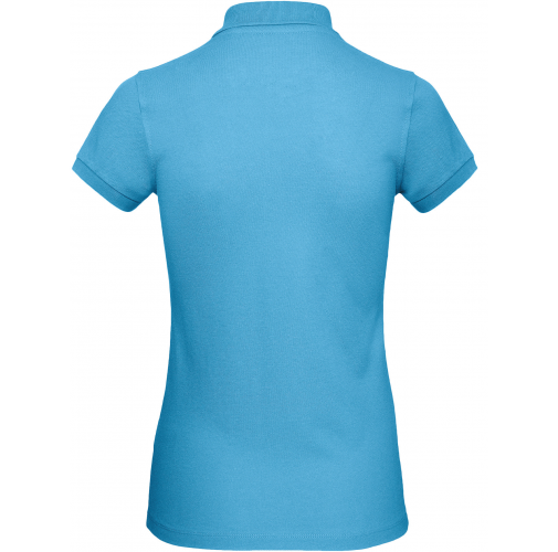 very turquoise Polo Orgánico Inspire mujer