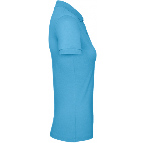 very turquoise Polo Orgánico Inspire mujer