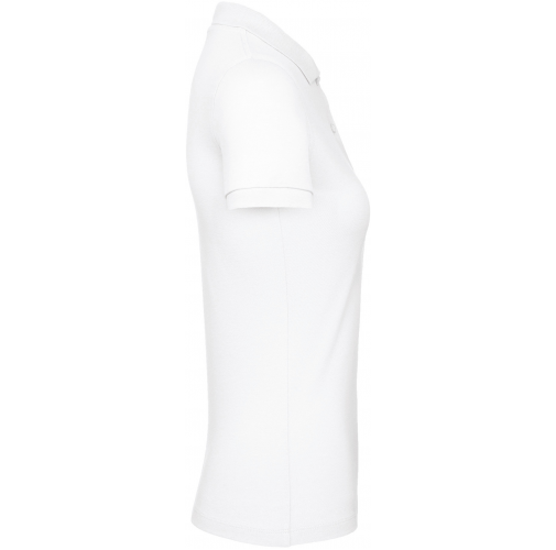 white Polo Orgánico Inspire mujer