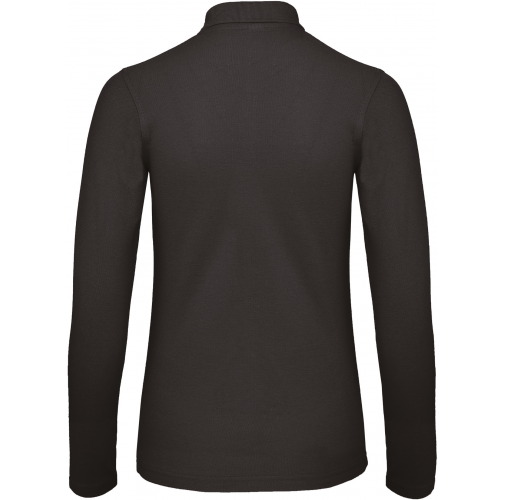 black ID.001 Polo manga larga mujer