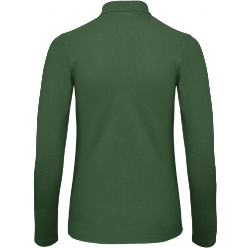 bottle green ID.001 Polo manga larga mujer