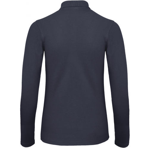 navy ID.001 Polo manga larga mujer