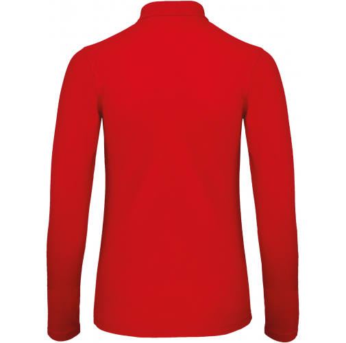 red ID.001 Polo manga larga mujer