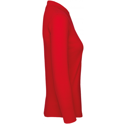 red ID.001 Polo manga larga mujer