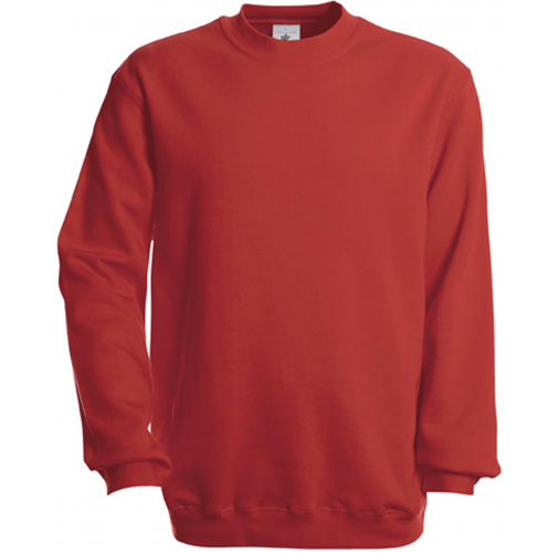 red Sudadera cuello redondo
