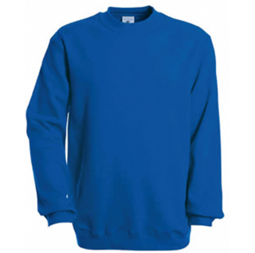 royal blue Sudadera cuello redondo