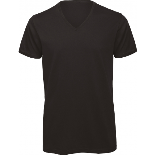 black Camiseta Orgánica Inspire cuello de pico hombre