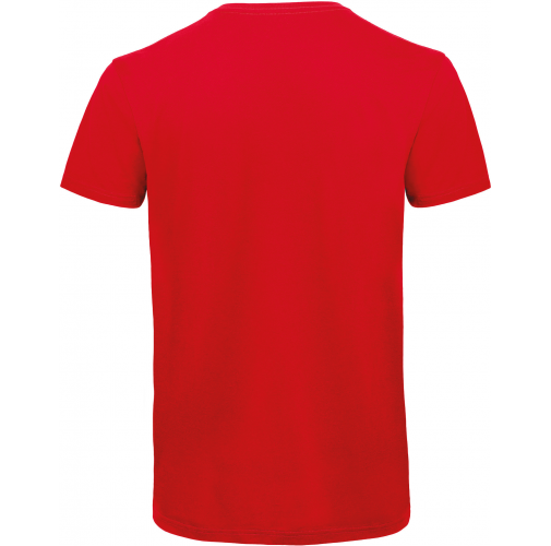 red Camiseta Orgánica Inspire cuello de pico hombre