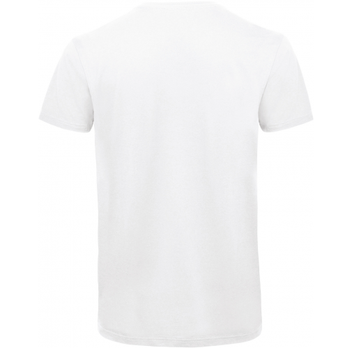 white Camiseta Orgánica Inspire cuello de pico hombre
