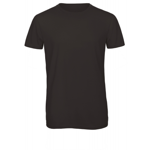 black Camiseta Triblend hombre