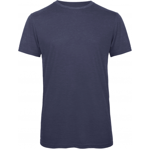 heather navy Camiseta Triblend hombre
