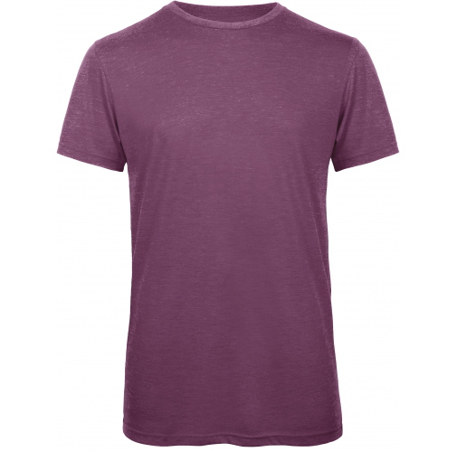 heather purple Camiseta Triblend hombre