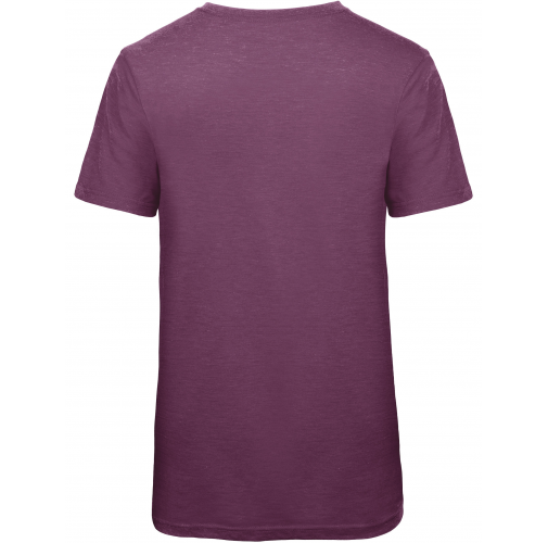 heather purple Camiseta Triblend hombre