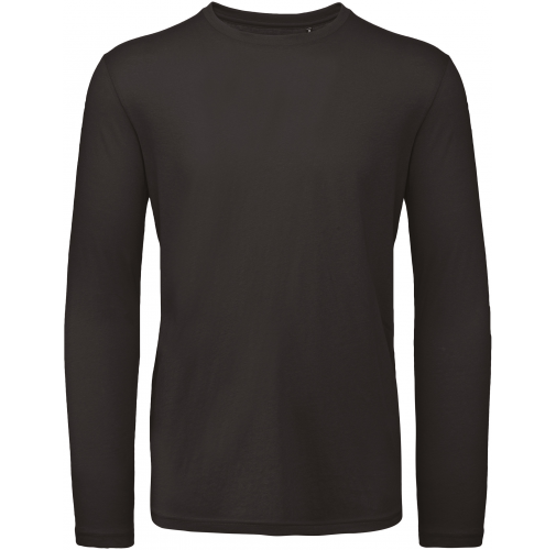 black Camiseta orgánica Inspire manga larga hombre