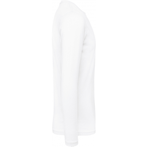white Camiseta orgánica Inspire manga larga hombre