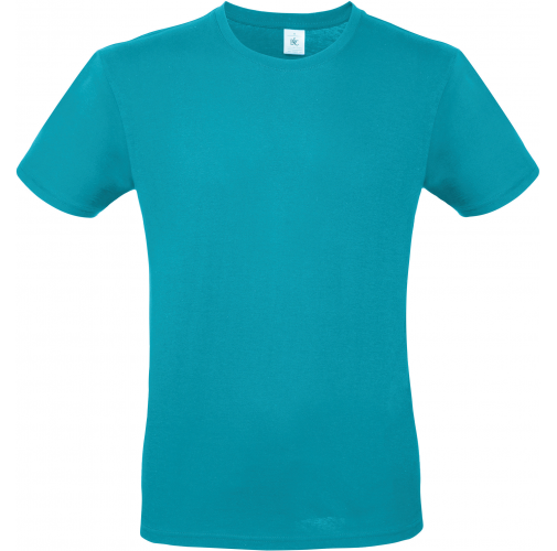 real turquoise Camiseta #E150 hombre