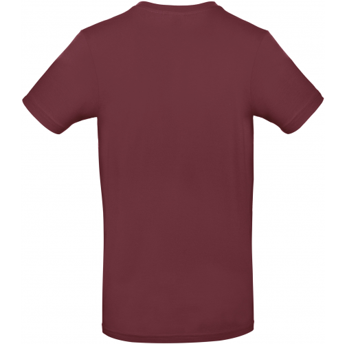 burgundy Camiseta #E190 hombre