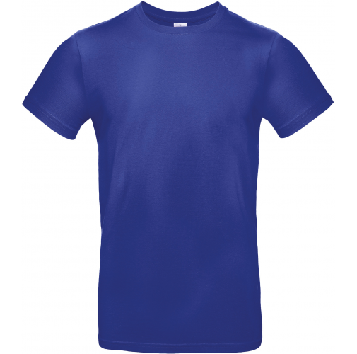 cobalt blue Camiseta #E190 hombre