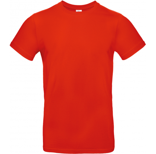 fire red Camiseta #E190 hombre