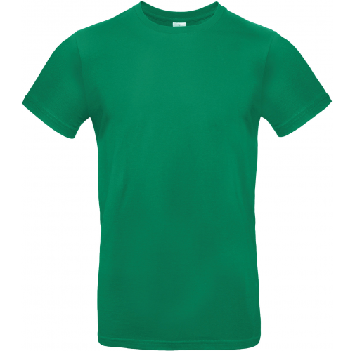 kelly green Camiseta #E190 hombre