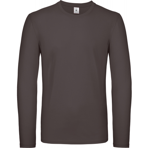 bear brown Camiseta #E150 manga larga hombre